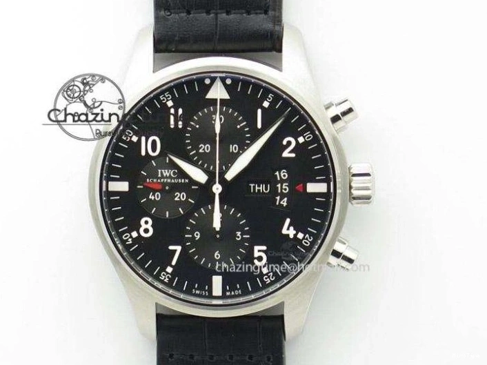 MIROTIME 0331 Pilot Mark XX IW328201 ZF 1:1 Best Edition Black Dial on Black Leather Strap A Affordable 7028
